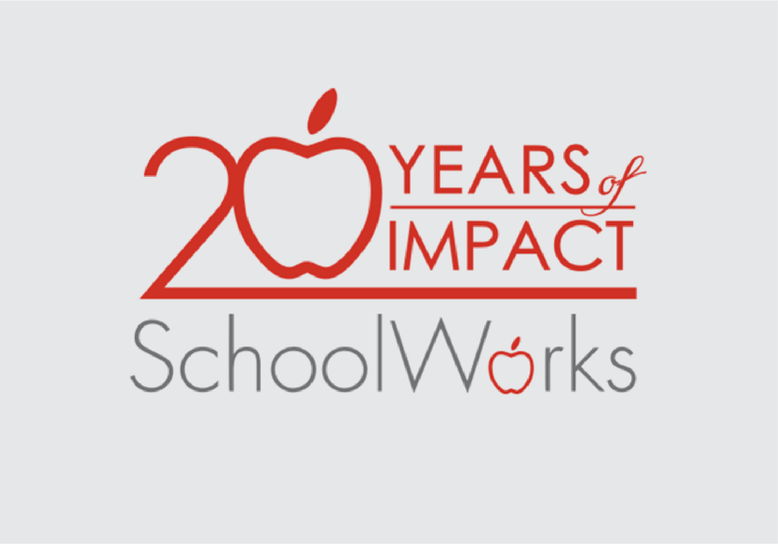 SchoolWorks 20th logo